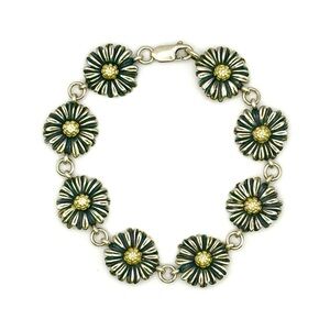 Lagos Two Tone Daisy Link Bracelet